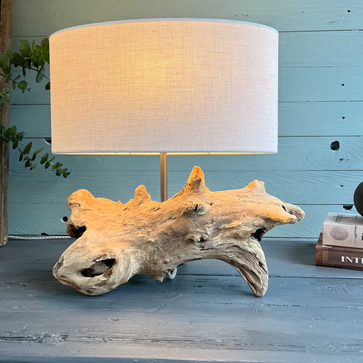 Treibholz Lampe Hafenkapitän