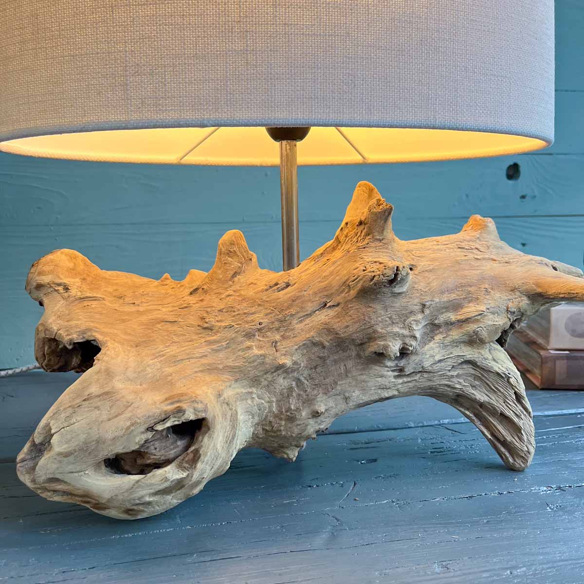 Treibholz Lampe Hafenkapitän