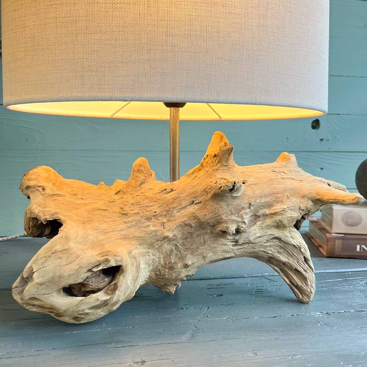 Treibholz Lampe Hafenkapitän