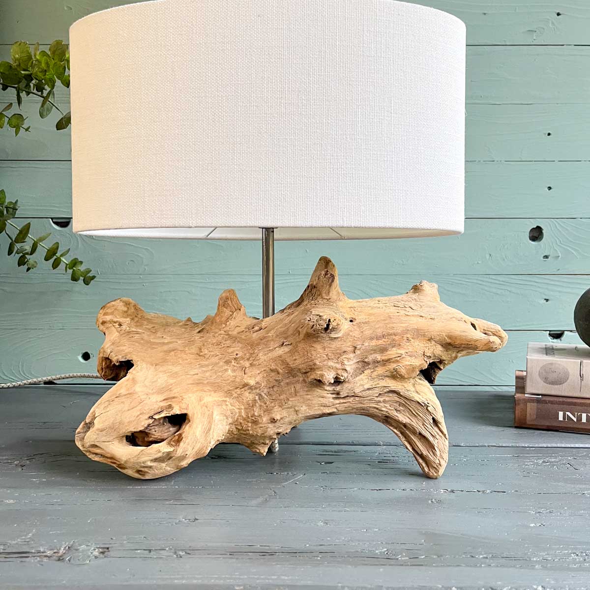 Treibholz Lampe Hafenkapitän