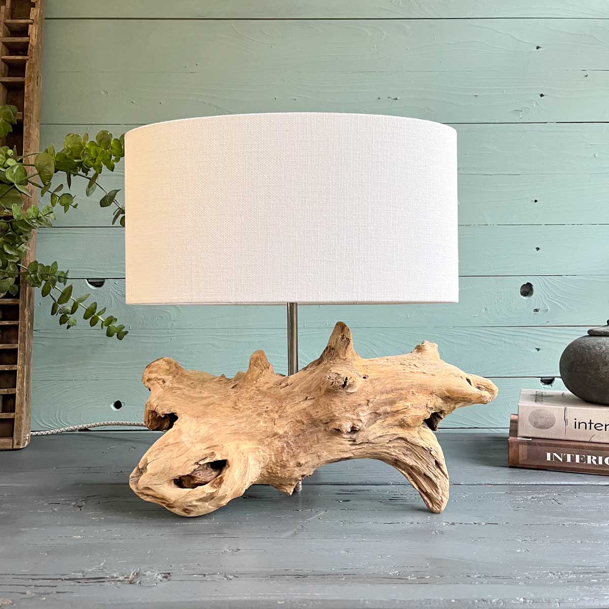 Treibholz Lampe Hafenkapitän