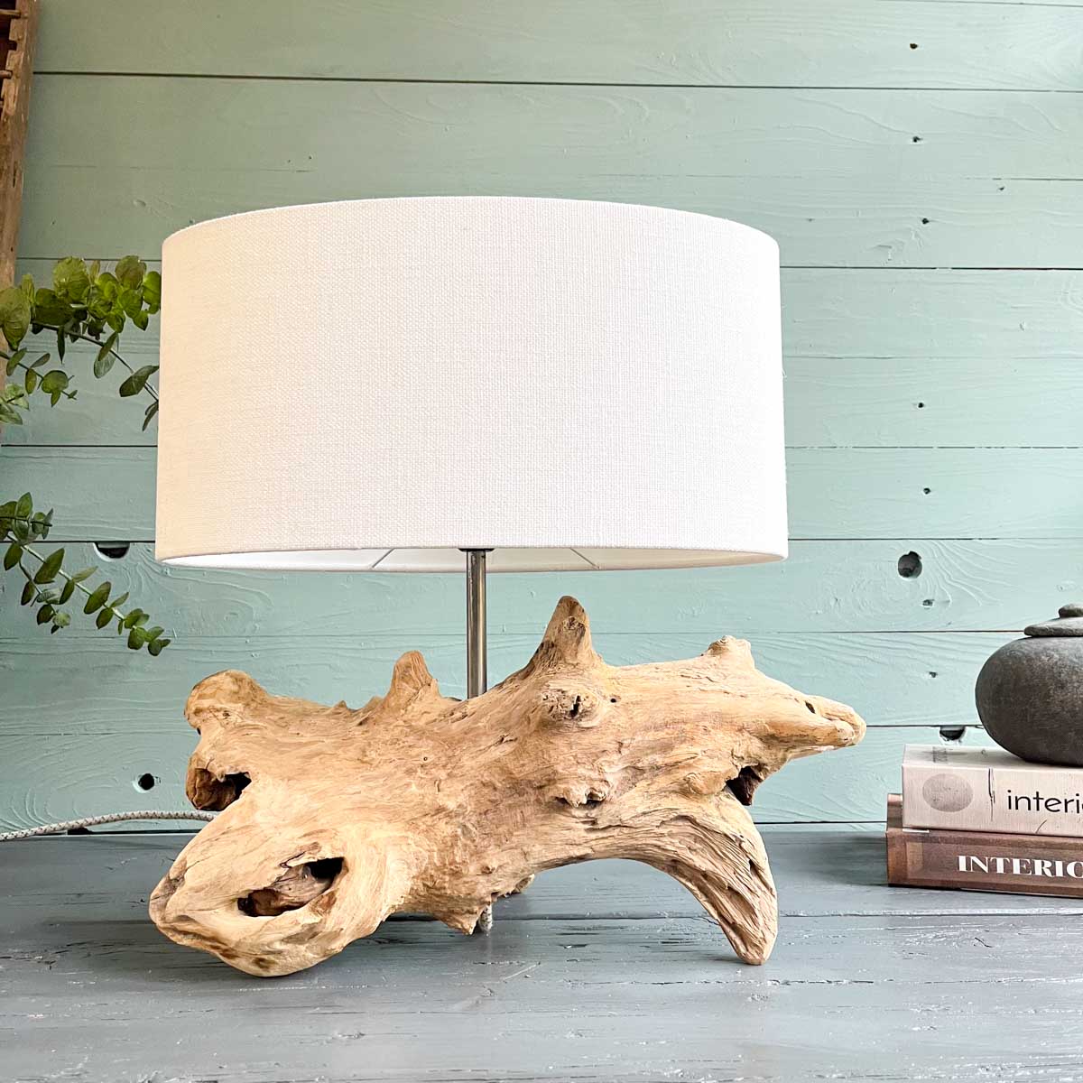 Treibholz Lampe Hafenkapitän